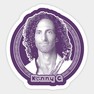 Kenny G / 90s Retro Fan Art Design Sticker